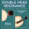 Char hair brush vibrating stick make-up brush massage AV stick electric jump egg female masturbator
