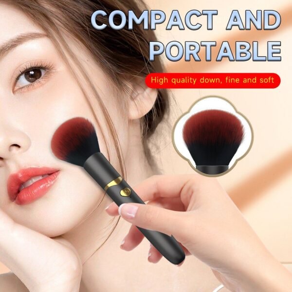 Char hair brush vibrating stick make-up brush massage AV stick electric jump egg female masturbator