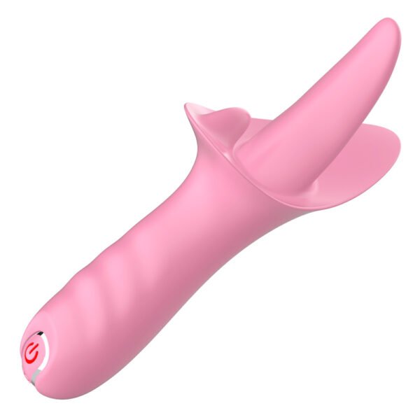 Ilicone vibrate rod vibrating tongue female tongue-licking masturbation device