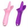 Ilicone vibrate rod vibrating tongue female tongue-licking masturbation device