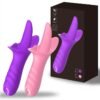 Ilicone vibrate rod vibrating tongue female tongue-licking masturbation device