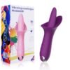 Ilicone vibrate rod vibrating tongue female tongue-licking masturbation device