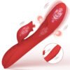 Tongue licking, double tapping, vibrating AV stick, vibrating massage stick for female masturbator