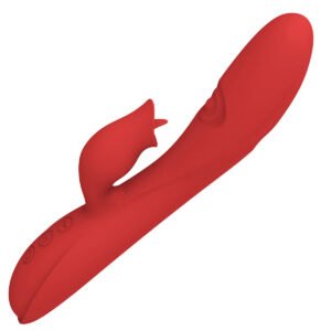 Tongue licking, double tapping, vibrating AV stick, vibrating massage stick for female masturbator