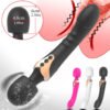 Dual-head vibration char AV stick G-spot orgasm portable female massage stick