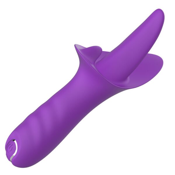 Ilicone vibrate rod vibrating tongue female tongue-licking masturbation device