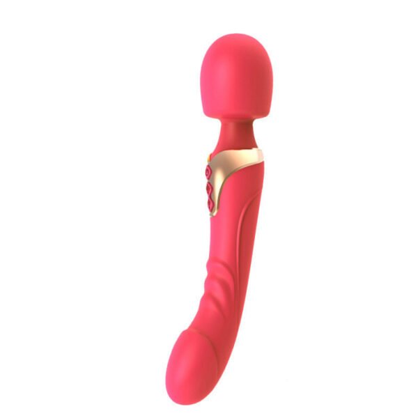Dual-head vibration char AV stick G-spot orgasm portable female massage stick