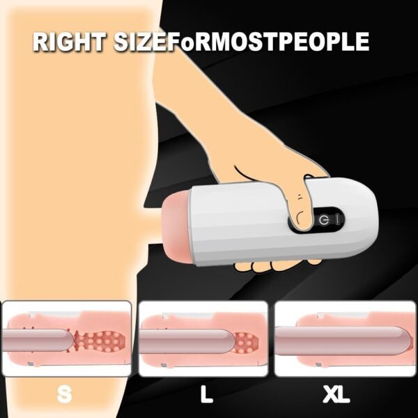 Male masturbation device with full-automatic vibrate airplane cup clip, deep throat suction and intelligent pronunciation