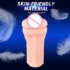 Lectric male masturbation device with intelligent pronunciation, full-automatic suck, vibration and warming airplane cup