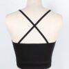 Mesh see-through plunging bra
