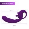 Masturbator for women with multi-frequency vibrating stick