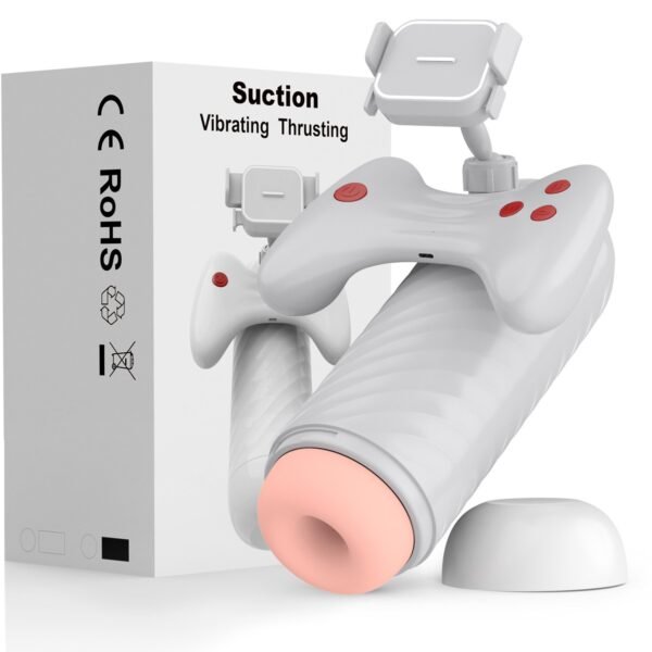 Airplane cup male electric full-automatic telescopic game handle vibrate sucking masturbation device mobile phone video suppor