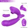 Vibrating rod female wearing sucking 10-frequency vibrating female masturbator