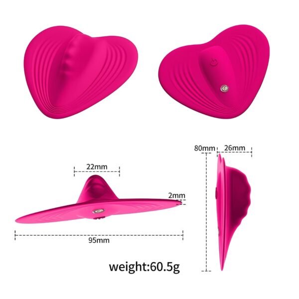 Charging APP wireless remote control vibrating massage appliance heart-shaped invisible wearing jumping egg