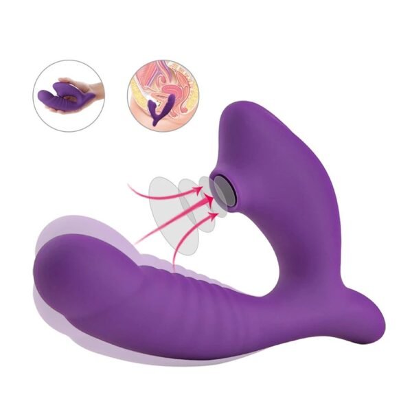 Vibrating rod female wearing sucking 10-frequency vibrating female masturbator