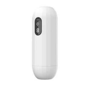 Male masturbation device with full-automatic vibrate airplane cup clip, deep throat suction and intelligent pronunciation