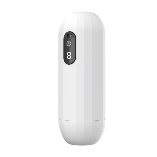 Male masturbation device with full-automatic vibrate airplane cup clip, deep throat suction and intelligent pronunciation