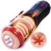 Penis exerciser for male full-automatic telescopic vibrating airplane cup drawing and inserting masturbator