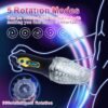 Rotating luminous penis exerciser glans trainer vibrating electric masturbator toy sexy male airplane cup