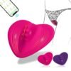 Charging APP wireless remote control vibrating massage appliance heart-shaped invisible wearing jumping egg