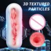 Lectric male masturbation device with intelligent pronunciation, full-automatic suck, vibration and warming airplane cup
