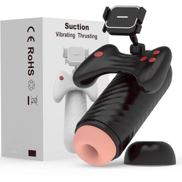 Airplane cup male electric full-automatic telescopic game handle vibrate sucking masturbation device mobile phone video suppor