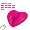 Charging APP wireless remote control vibrating massage appliance heart-shaped invisible wearing jumping egg