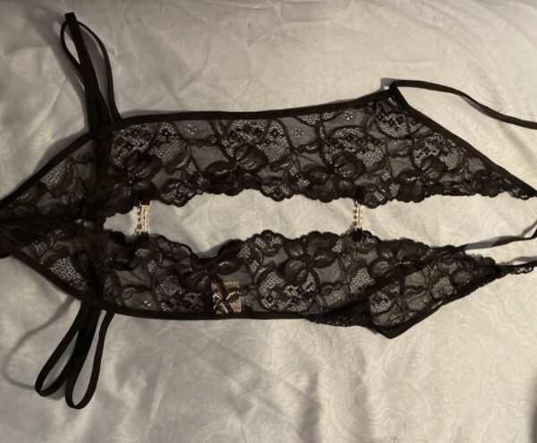 Sexy Lace Diamond Chest Button Strap Up Halter Jumpsuit