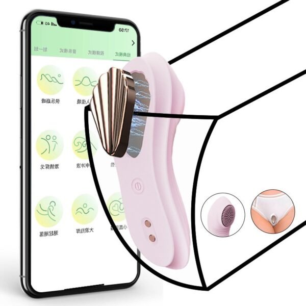 New Magnet Strongly Absorbs Female Wearable Wireless Remote Control APP Vibrating Jumping Egg Clitoral Stimulation