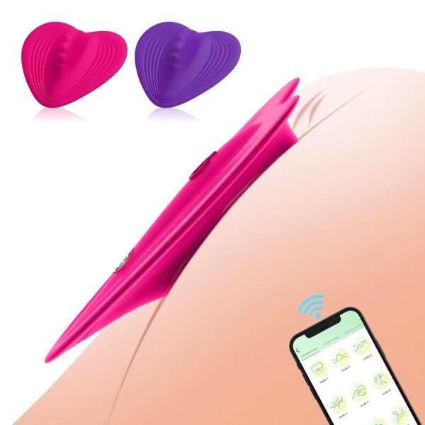Charging APP wireless remote control vibrating massage appliance heart-shaped invisible wearing jumping egg