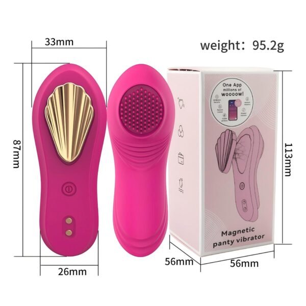 New Magnet Strongly Absorbs Female Wearable Wireless Remote Control APP Vibrating Jumping Egg Clitoral Stimulation