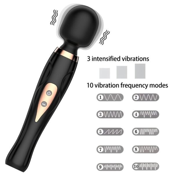 Char strong vibration AV vibrating rod female massage 10-frequency G-point vibration