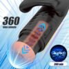 Airplane cup male electric full-automatic telescopic game handle vibrate sucking masturbation device mobile phone video suppor