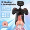Airplane cup male electric full-automatic telescopic game handle vibrate sucking masturbation device mobile phone video suppor