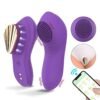 New Magnet Strongly Absorbs Female Wearable Wireless Remote Control APP Vibrating Jumping Egg Clitoral Stimulation