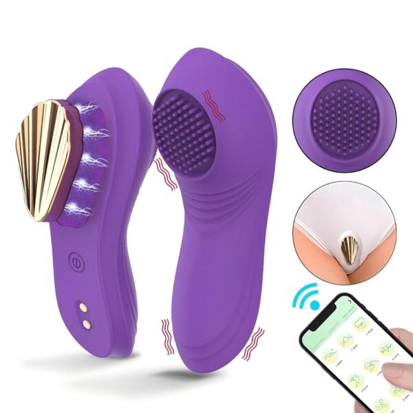 New Magnet Strongly Absorbs Female Wearable Wireless Remote Control APP Vibrating Jumping Egg Clitoral Stimulation
