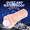 Lectric male masturbation device with intelligent pronunciation, full-automatic suck, vibration and warming airplane cup