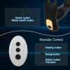 Male masturbation device capable of pul prostate climax massager and war with vestibule double-ring anal plug vibrating rod