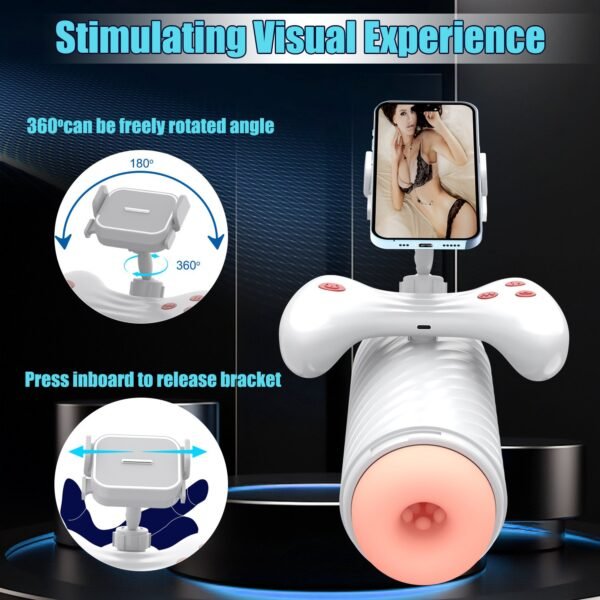 Airplane cup male electric full-automatic telescopic game handle vibrate sucking masturbation device mobile phone video suppor