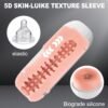 Male masturbation device with full-automatic vibrate airplane cup clip, deep throat suction and intelligent pronunciation