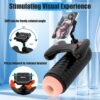 Airplane cup male electric full-automatic telescopic game handle vibrate sucking masturbation device mobile phone video suppor