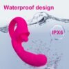 Masturbator for women with multi-frequency vibrating stick