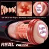 Penis exerciser for male full-automatic telescopic vibrating airplane cup drawing and inserting masturbator