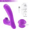 Vibrating rod female wearing sucking 10-frequency vibrating female masturbator