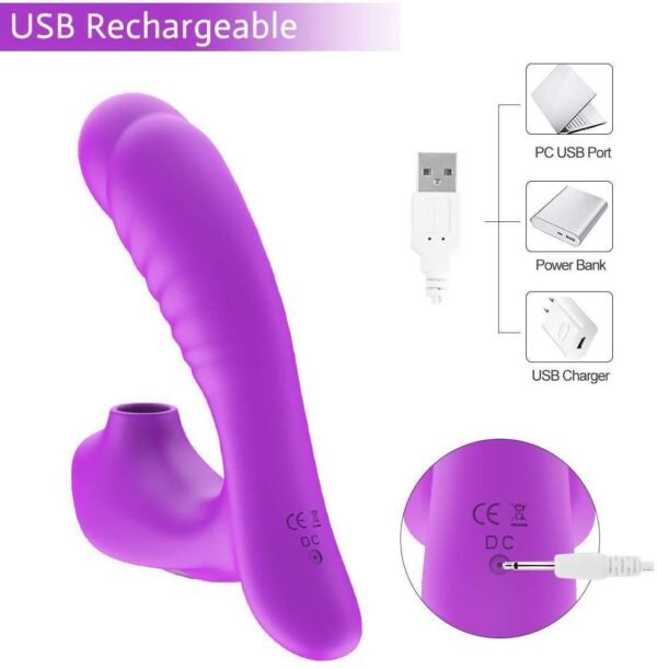 Vibrating rod female wearing sucking 10-frequency vibrating female masturbator