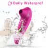 Female 5-frequency rose sucking device honey bean teasing sucking vagina sex appeal masturbation stick second tide vibration stick