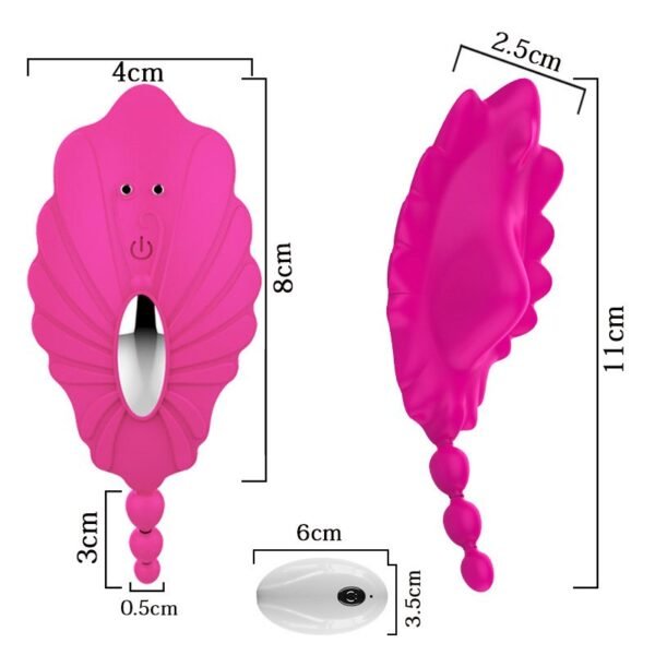 USB char wearable masturbator for women remote control G-spot silica gel vibrator
