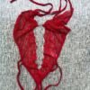 Sexy Lace Diamond Chest Button Strap Up Halter Jumpsuit