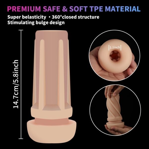 Multifunctional telescopic airplane cup male masturbator male full-automatic cup clamp sucking cup