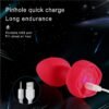 Luminous sex toy vestibular stimulation wireless remote control vibrating rose silicone anal plug